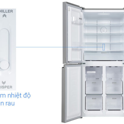 Tủ lạnh Sharp Inverter 404 lít SJ-FX420VG-BK